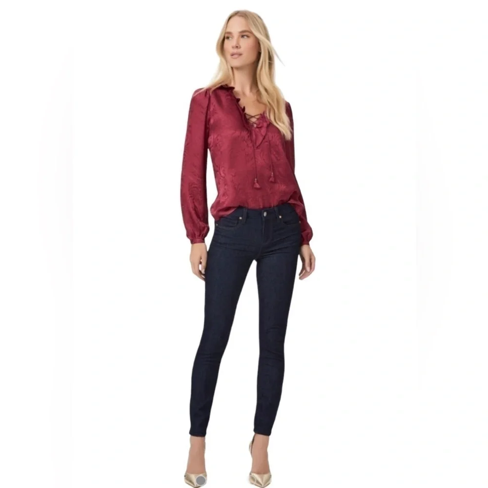 Paige verdugo ultra skinny premium denim jean stretch cotton Reyna size 28